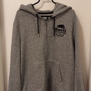 Men's Roots Zip Up Sweater